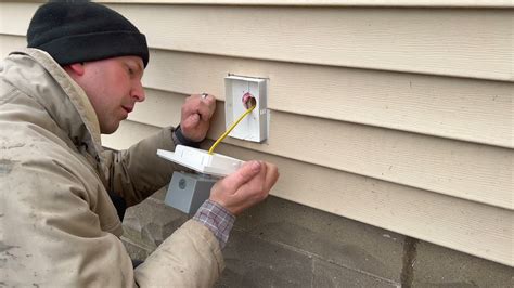 siding electrical box installation instructions